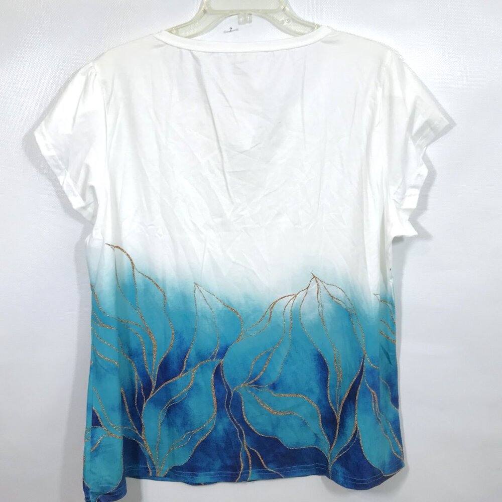 XL Floral Top Multicolor - Picture 8 of 8
